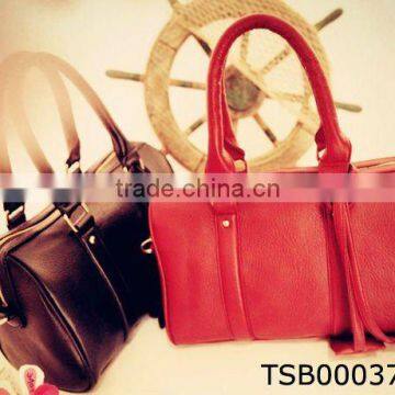 trendy fancy new pu shoulder bag with handle