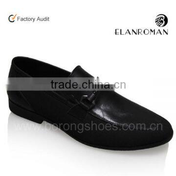 Customed men Fashion casual slip on men leather dress shoes