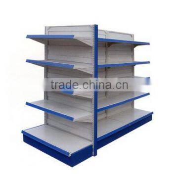 Top quality diversity layer board supermarket shelf with punch panel