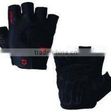 Leather weight lifting gloves/WB-BBG2324