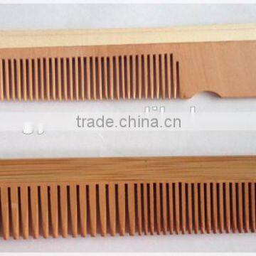 Nature color hair wood comb