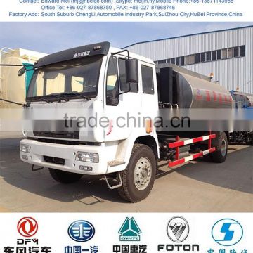 10000 liter bitumen paver, 10 m3 bitumen tanker truck, asphalt sprayinger tank truck