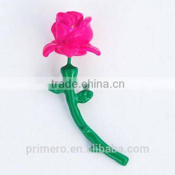 Vintage Stereo Rose Earrings Paint Piercing Stud Earrings Punjabi photo-2