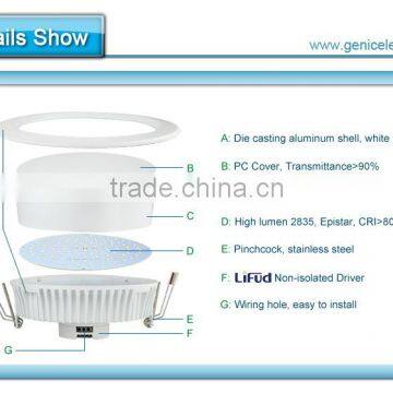 Wholesale 3 Years Warranty Cob Led Downlight High Power 5W/ 8W/12W/14W/18W/20w/24w Non-Dimmable Led Downlight photo-4