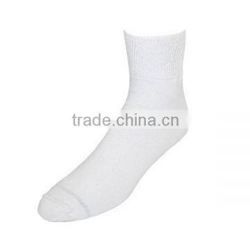 Mens cotton medical quarter support extra wide diabetic socks