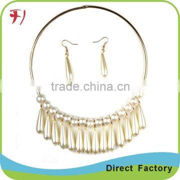 Fashion Murano Glass Bead Chunky Necklace