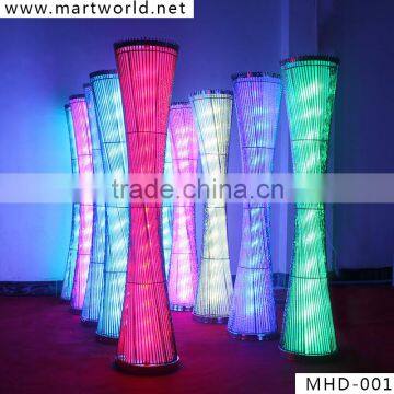 wedding multicolour LED pillar wedding column small pretty waist column wedding column decoration for wedding party (MWS-015)