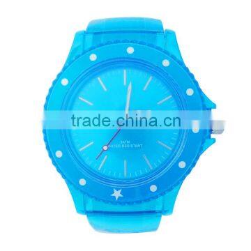 2013 new transparent analog band watch