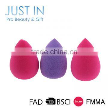 3Pcs Red and Purple Teardrop Makeup Sponge Make Up Power Buff