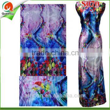 Wholesale price and high quality S070 satin fabric for dresses