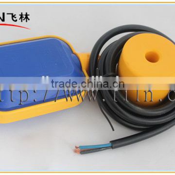 Free shipping cost Rectangle 10A Float Switch for tank electrical water level control float switch with 2 meters wire