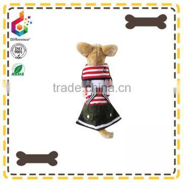 Pet Coat Pet Cloth Sailor Stripe Dress for Girl Dogs photo-3