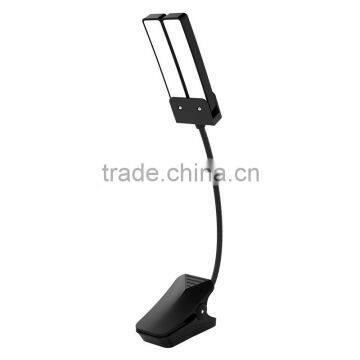 Battery Powered Gooseneck music stand light with clamp