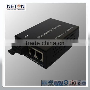 10/100Mbps single sc connector fiber optic to rj45 ethernet media converter price