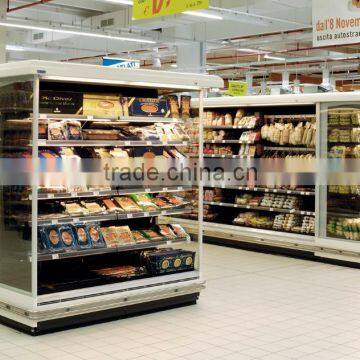 The fruit store display supermarket use vertical freezers