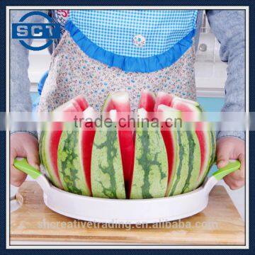 Melon Watermelon Cantaloupe Stainless Stell Slicer Cutter Handle in Small Size