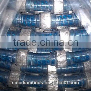 Diamond wire for reinforced concrete cutting