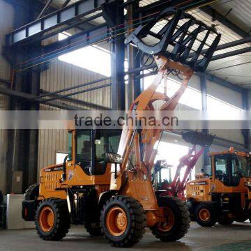 Agricultural Small Wheel Loader/Small Wheel Loader With Grass Grapple