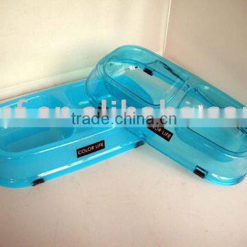 plastic cat water feeder