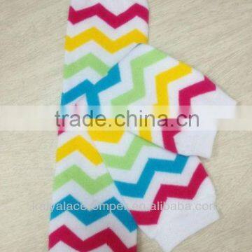 Hot!Rainbow Chevron Newest Fashion Wholesale Baby Legs Leg Warmers for Infant Toddler in Stock