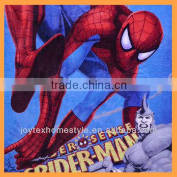 Spider-man Printed Baby Blanket Made In China