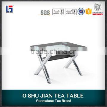 Modern bent glass coffee table SJ108S