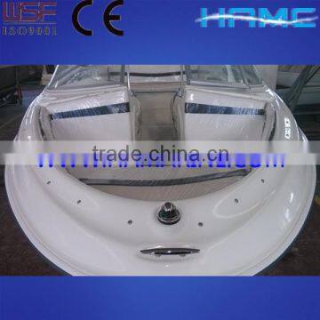 White and Blue HA630 Inboards Speed Yacht photo-3