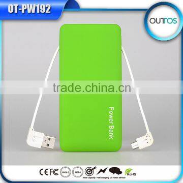 Best phone charging universal portable power bank 6000mah mobile power