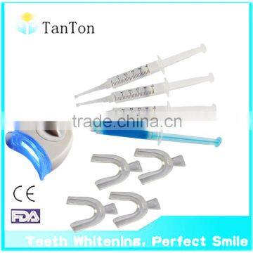 Easy smile Dental teeth whitening kit with 3pcs4.5ml whitener+1pcs remneralizing gel