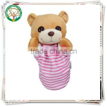 cheapest promotional gift Voice hand puppets plush toy