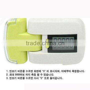 Promotional simple pedometer with led torch