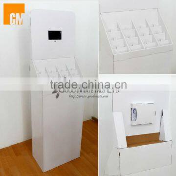Cardboard Display with LCD Floor Standing Display Units