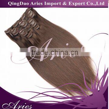 HOT SALING full head clip in human hair extensions, clip in human hair with best quality, extensions clip ins