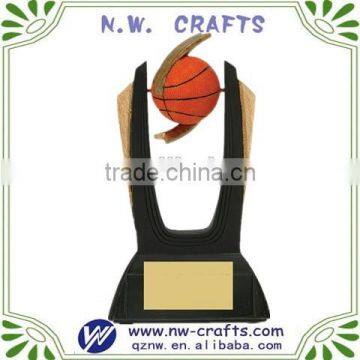 Unique basketball polyresin trophy awards