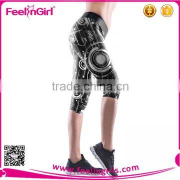 HOT Wholesale Custom Womens Printed Leggings Tights Quality Choice photo-2