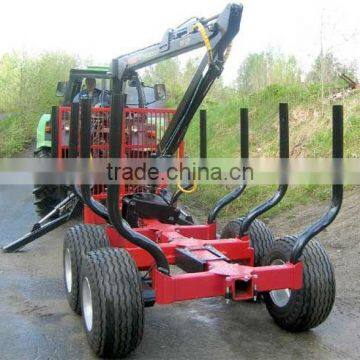 For Mariana Timber Trailer With Crane,Log Trailer With Crane ((1 Ton,3 Ton,5 Ton,8 Ton,10ton,12 Ton) )