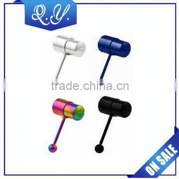 Personalized Hammer Shaped Unique Vibrating Tongue Ring Best Design Tongue Ring