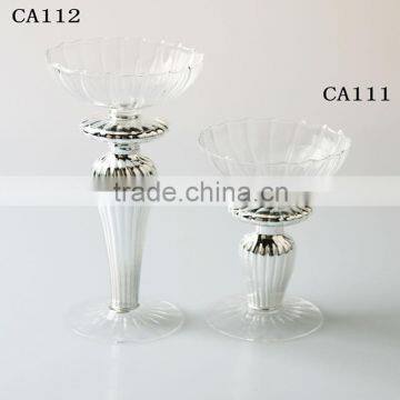 Glass Candle Stand Holder Home decoration, ornaments, garden ornaments