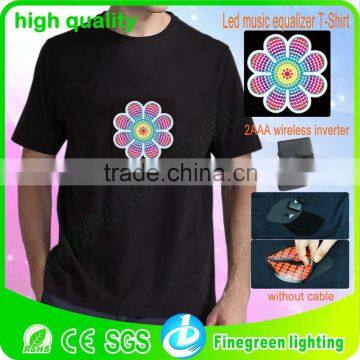 custom led t shirt