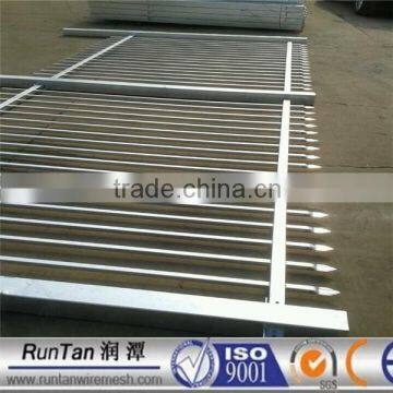 ISO9001 and CE factory hot dipped galvanized or powder coated galvanized steel fence panels for construction since 1989