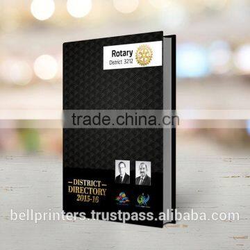 Soft cover book printing high quality paperboard customized book printing