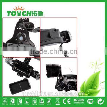 CRE E XML-T6 10W Headlamp 3W Super Bright Headlight Waterproof Use by 2 * 18650 Batteries for Outdoor Camping TL-7021 photo-2