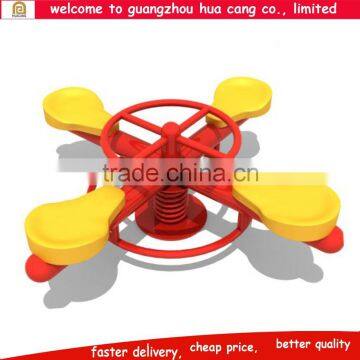 4 seaters seesaw spring/ kids seesaw outdoor/ seesaw plastic seat