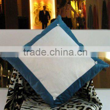 cotton/rayon velveteen fabric with slub pattern for cushion