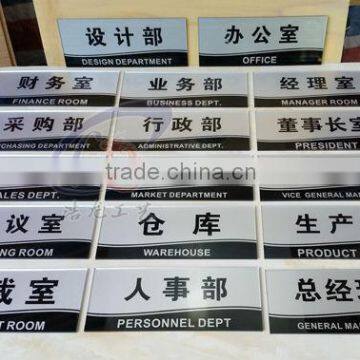 wholesale arcylic plastic wall signboard for office usage