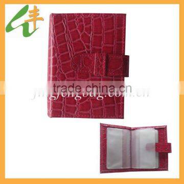 2014 fashionable lady's leather business name card holder