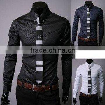 2014 new style combed cotton latest fancy dress shirts for men/Party Wear Shirts For Men 2012 Fancy Dress Shirts For Men