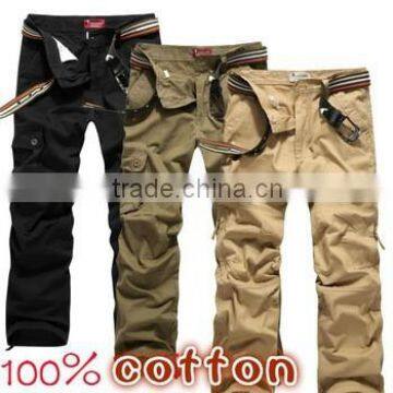 chino pants - drop crotch chino pants - mens khaki chino pants - mens chino jogger pants with cuffs - wholesale Mens Cotton Slim