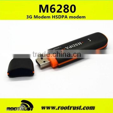 GSM 3G HSDPA 6280 WCDMA SIM USB2.0 Wireless Modem WLAN Network Card Adapter networking 3g usb dongle 3g usb modem