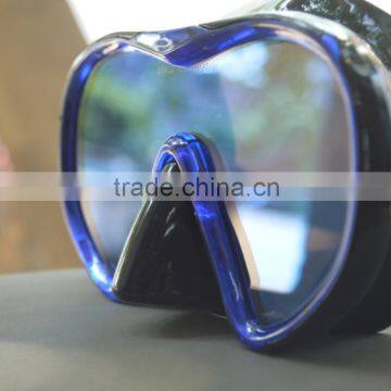 Special design with colorful lens mask and newest mask with any color fame free diving mask and swimming mask